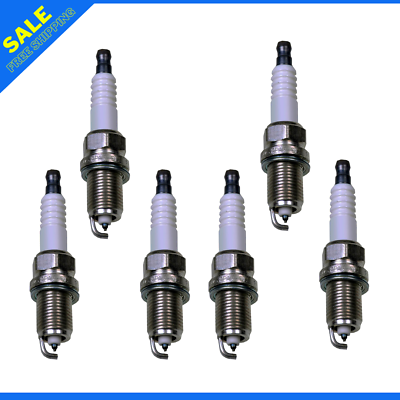 #ad Denso Double Platinum Spark Plugs Set of 6 Fits BMW Dodge Ford Honda Jeep Mazda $56.95