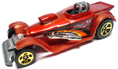 #ad 2011 HOT WHEELS SUPER COMP DRAGSTER RED 1:64 DIECAST 3 1 8quot; RACE CAR W ORANGE $10.99