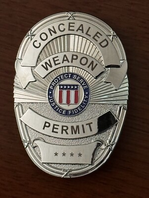 #ad CCW Concealed Weapon Silver $39.99