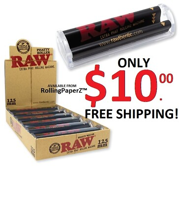 #ad RAW Papers PHATTY ROLLER 125mm Extra PHAT Rolling Machine Fatty Party RAWTHENTIC $10.00