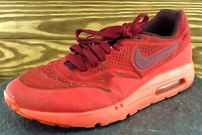 #ad Nike Air Shoes Size 8.5 M Red Running Synthetic Men 705297600 $12.99
