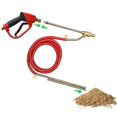 #ad 5000 PSI Pressure Washer Sandblasting Kit Wet Abrasive Sand Blaster Attachment M $57.59