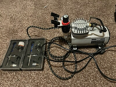 #ad #ad Mini Air Compressor and Air Brushes $125.00
