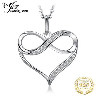 #ad Heart Shape Silver Color Pendants Women Fine Jewelry Accessory Necklace Pendant $22.94