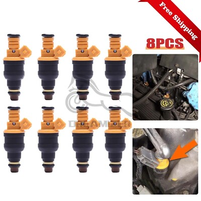 #ad 8* Flow Matched Bosch 0280150943 Fuel Injectors For Denso Ford 4.6 5.0 5.4 5.8 $48.87