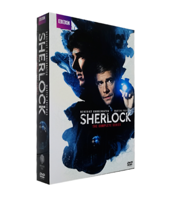 #ad SHERLOCK the Complete Series Seasons 1 4 DVD 9 Disc Box Set NEW Region 1 $18.99
