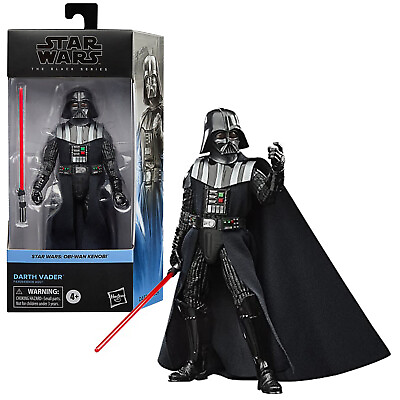 #ad The Black Series Darth Vader OBI Wan Kenobi STAR WARS Action Figure Hasbro Toys $19.99
