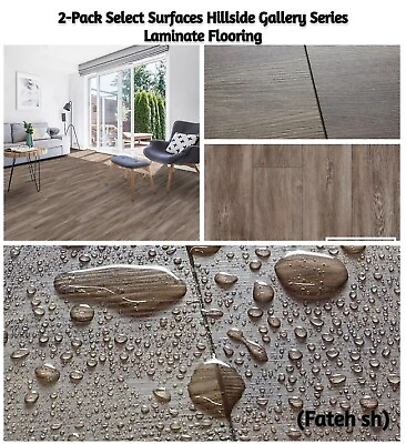 #ad 2 Pack Select Surfaces Hillside Gallery Series Laminate Flooring $111.88