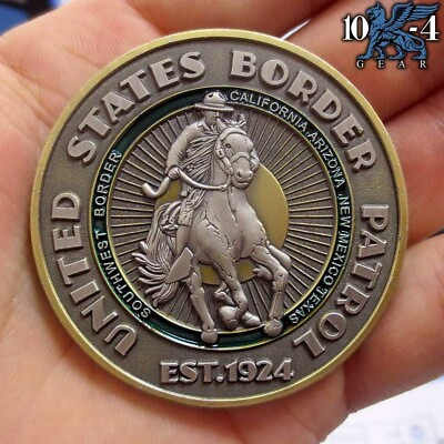 #ad US Border Patrol Arizona Tucson Sector Law Enforcement Challenge Coin $25.95