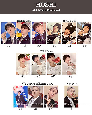 #ad HOSHI SEVENTEEN 17 IS RIGHT HERE HEAR DEAR Official Photocard Album weverse kit $4.99