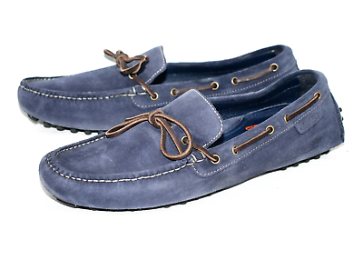 #ad COLE HAAN Mens Air Grant Driver Moccasin Size 9M Dark Blue Suede C08273 $39.20