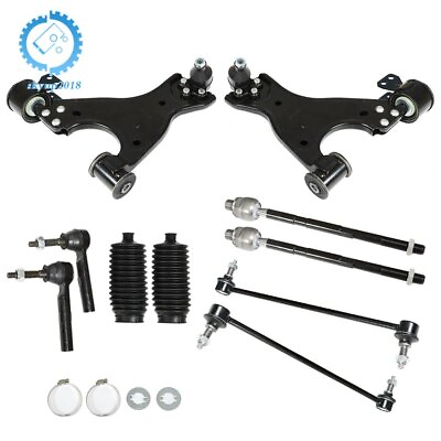 #ad 12PC For 2007 2016 GMC Acadia Front Control Arms Ball Joints Tie Rod Ends Kit $138.80