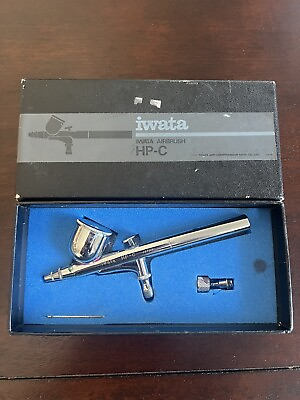 #ad Vintage Iwata HP C Gravity Feed High Performance Dual Action Airbrush $89.99