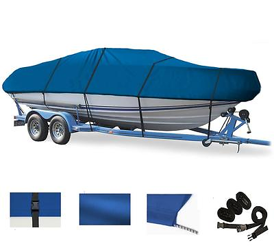 #ad BLUE BOAT COVER FOR SEA RAY 182 BOW RIDER 2001 2003 $175.95