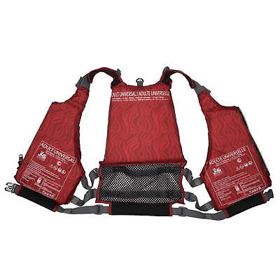 #ad Kayak Deluxe Life Vest and Jacket 2x and 3x Red $35.95