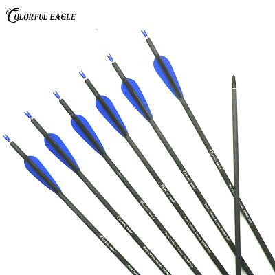 #ad 28quot;30quot;31quot; Pure Carbon Arrows Sp300 400 Removable Arrowhead for Hunting bow arrow AU $19.68