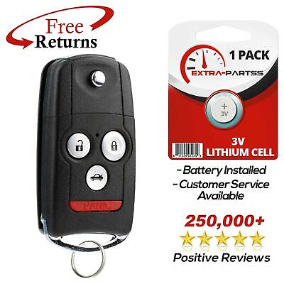 #ad For 2009 2010 2011 2012 2013 2014 Acura TSX Remote Keyless Entry Flip Key Fob $17.95
