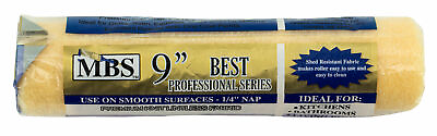 #ad MBS 9quot; Roller Cover 1 4quot; Nap Professional Series Dense Polyester Fabric $8.25