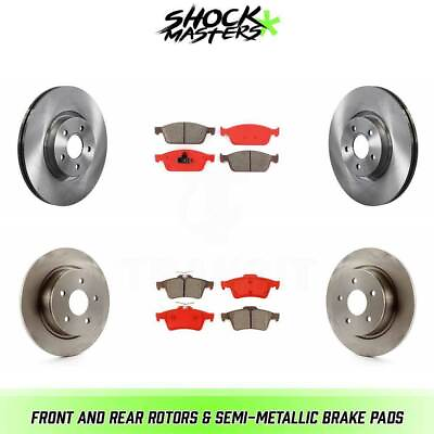 #ad Front Rear Rotors Semi Metallic Brake Pad Kit for 2014 2018 Ford Transit Connect $207.64