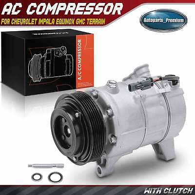 #ad AC Compressor with Clutch for Chevrolet Impala Equinox GMC Terrain XTS LaCrosse $164.99