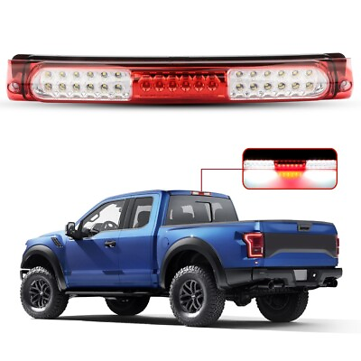 #ad FOR 97 03 FORD F150 TRUCK RED HOUSING LED THIRD 3RD TAIL BRAKE LIGHT LAMP BAR $21.30