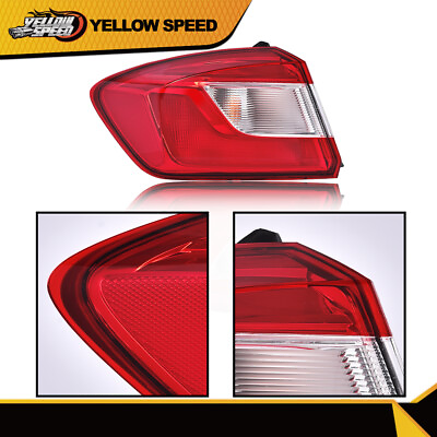 #ad Fit For Chevy Cruze 2016 2019 Sedan Outer Tail Light Rear Brake Lamp Left Driver $34.42