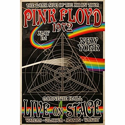 #ad Pink Floyd 1972 Carnegie Hall Poster 24 x 36in $13.49