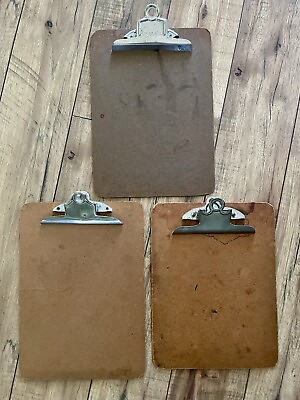 #ad Vintage ‘Service’ Clipboard2 Unbranded Clipboards Set Of 3 approx 9”x12.5” $21.00