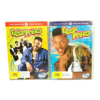 #ad Fresh Prince Of Bel Air Seasons 1 and 2 DVD Will Smith PG AU $12.00