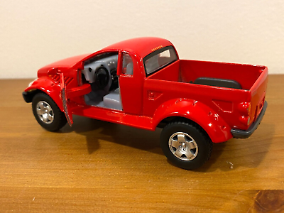 #ad Kinsmart Red Dodge Power Wagon 1:42 Scale Die Cast Car Model with Open Doors $6.00