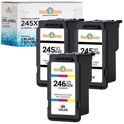 #ad For Canon PG 245XL CL 246XL Ink Cartridge PIXMA MG3020 MG2522 TR4522 MX492 MX490 $13.95