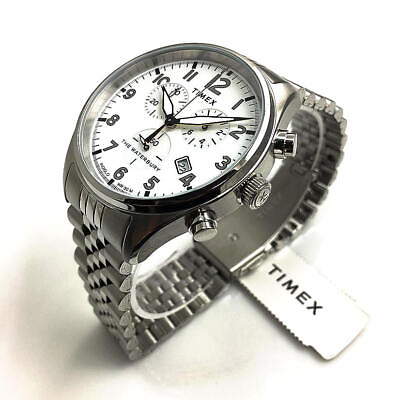 #ad Men#x27;s Timex Waterbury Chronograph Steel Watch TW2R88500 $121.63