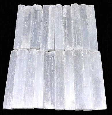 #ad Selenite Crystal Wands Bulk Selenite Sticks 2 4 6 8 Inch Crystal Wands $38.95