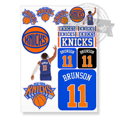 #ad New York Knicks NBA Basketball #11 Jalen Brunson A4 Printed Vinyl Decal Sticker $14.95