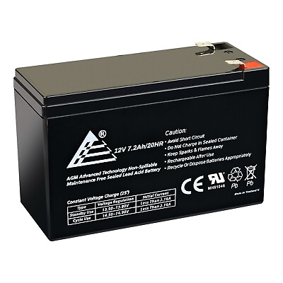 #ad 12V 7.2AH Replacement UPS Battery for APC Back UPS ES 550VA $22.94