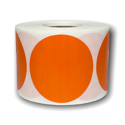 #ad Orange Direct Thermal Label Zebra Rollo amp; Munbyn Compt. 2.25quot; Round4 Rolls $29.99