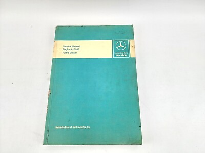 #ad 1979 1981 Mercedes Benz 300SD 617.950 Turbo Diesel Factory Service Manual Engine $199.99