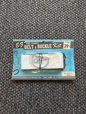 #ad E Z Buckle Inc. Wire Harness Belt And Buckle Kit New York N.Y Collectable $6.99