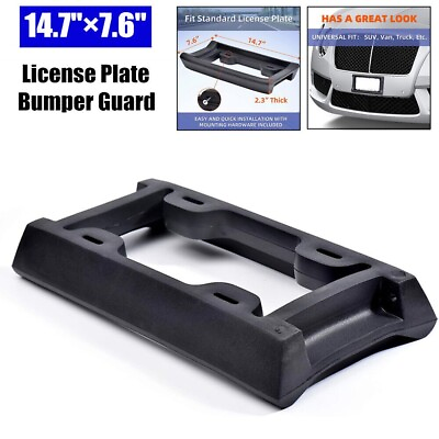 #ad #ad Car License Plate Frame Front Bumper Guard Mounting Screws Protector Rubber Kit $16.95