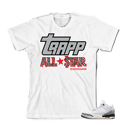 #ad Tee to match Air Jordan 3 White Cement Reimagined. Trap All Star 88 Tee $24.00
