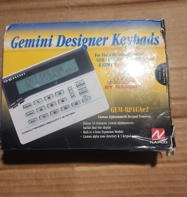 #ad Napco Gemini Custom Alphanumeric Keypad GEM RP1CAE2 $125.00