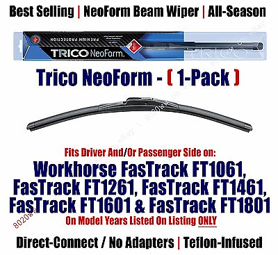 #ad Qty 1 Super Premium NeoForm Wiper fits 2002 2005 Workhorse FasTrack FT1461 16160 $17.96