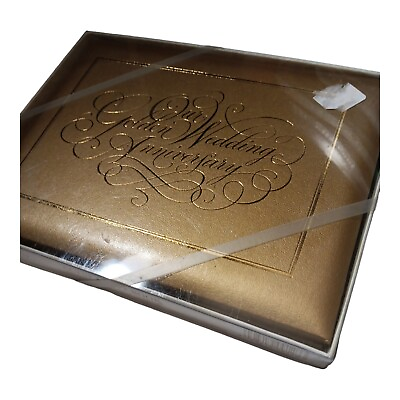 #ad Our Golden 50th Wedding Anniversary Guest amp; Gift Book New 5.5quot; X 7.5 $14.99