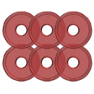#ad KC HiLiTES for Cyclone V2 LED Replacement Lens Red 6 PK $32.56