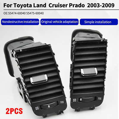 #ad For Toyota Land Cruiser Prado 120 FJ120 2003 2009 Leftamp;Right Dashboard Air Vent $59.99