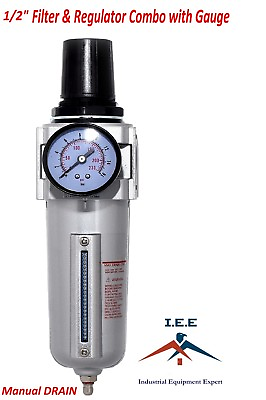 #ad 1 2quot; Air compressor Regulator amp; Filter combo w gauge $54.99