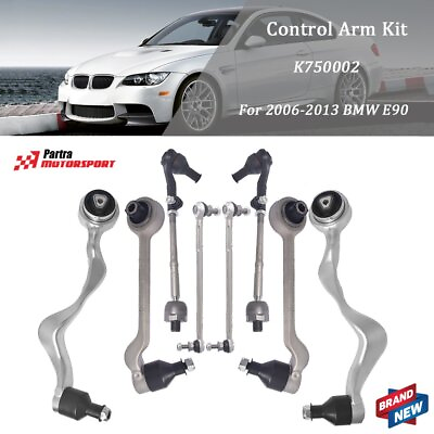 #ad #ad For BMW E90 Suspension Front Control Arm Ball Joint Sway Bar Link Tie Rods Kit $129.26