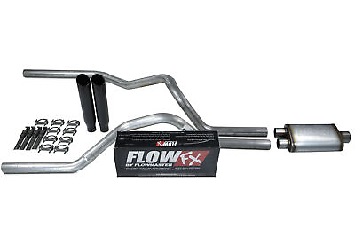 #ad For Ford F 150 Truck 04 14 2.5quot; Dual Exhaust Kits Flowmaster Flow FX Black C Tip $229.95