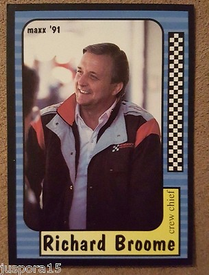 #ad Maxx Collection Race Cards 1991 Richard Broome Card 144 of 240 $6.64