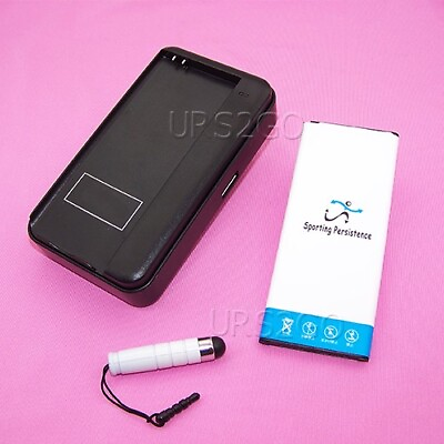 #ad 7220mAh Displaceable Battery Charger Stylus f Samsung Galaxy Note 4 SM N910V USA $38.61